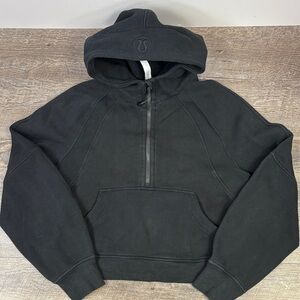 Lululemon Scuba Oversized Half-Zip Hoodie – Black (M/L)